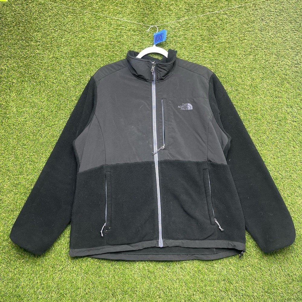 The North Face Denali Jacket Womens XL Full Zip Fleece Black Hiking Outdoor